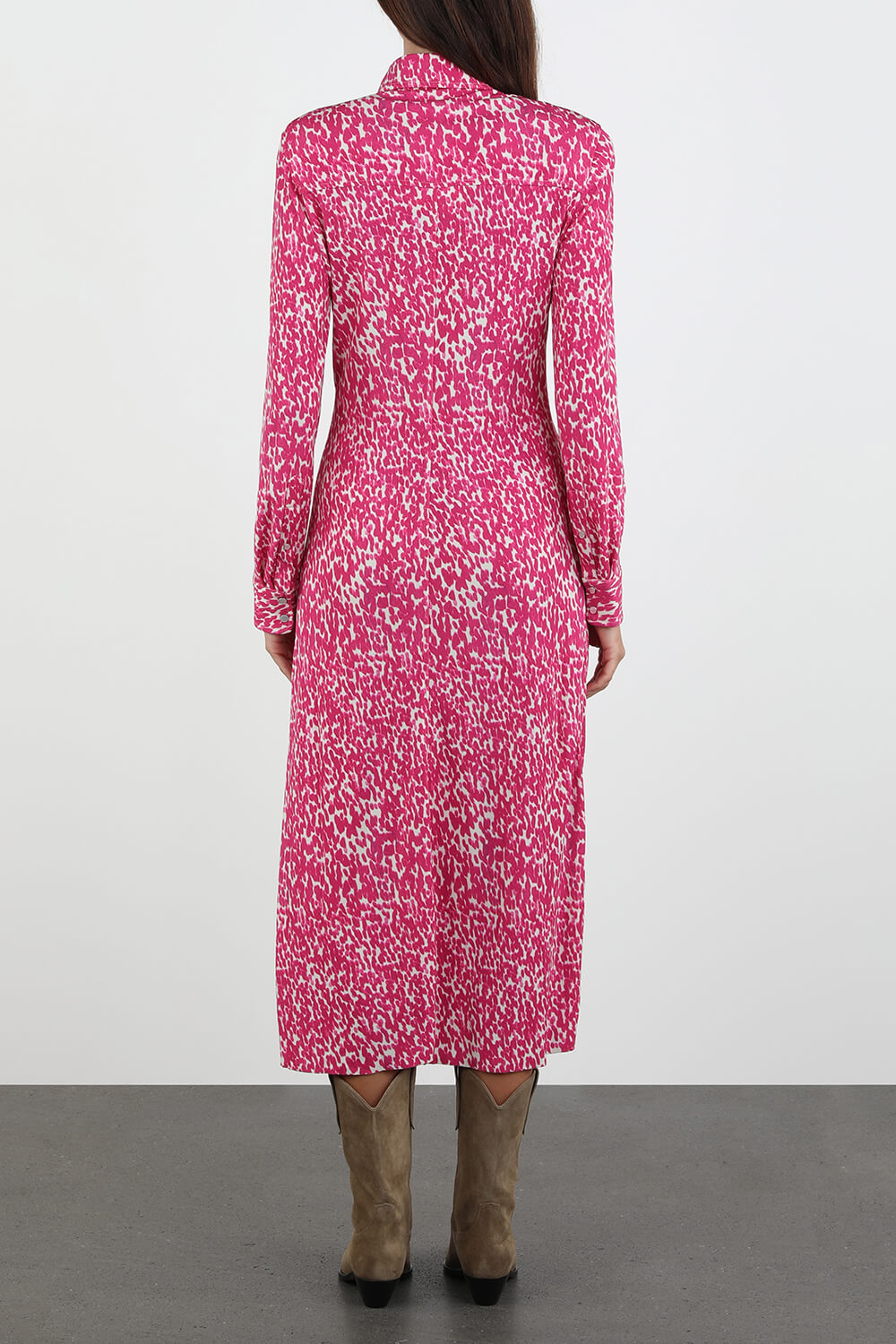 Celina Midi Dress in Pink ISABEL MARANT