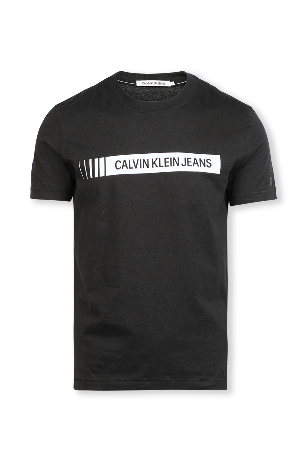 Logo Box Tshirt in Black CALVIN KLEIN