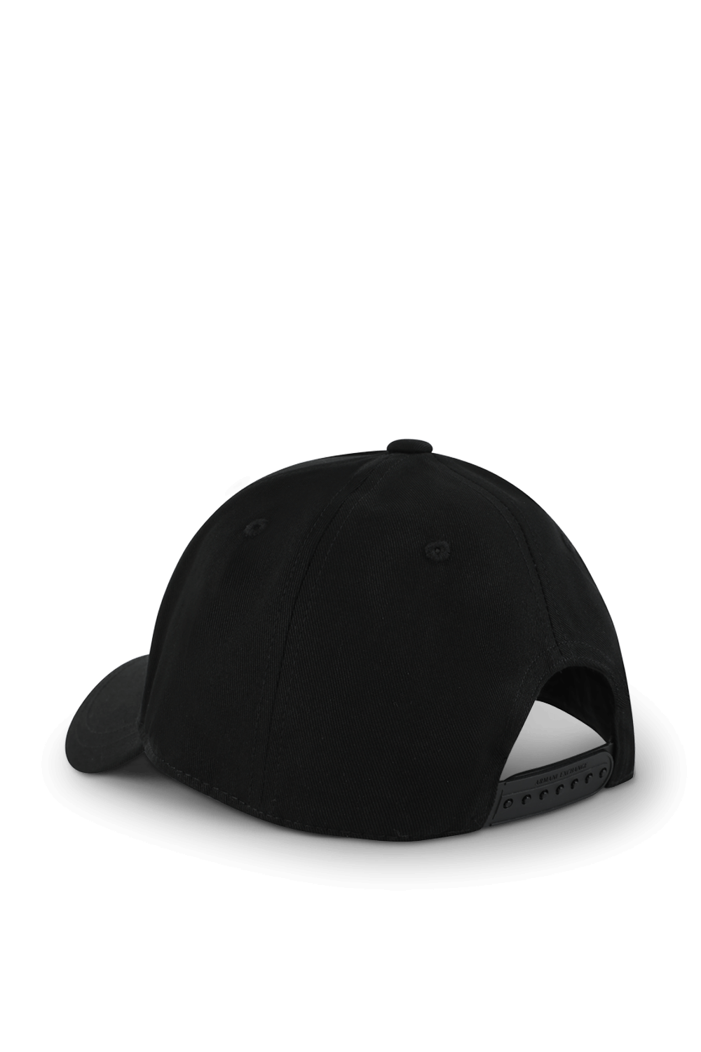 כובע בייסבול שחור עם לוגו רקום ARMANI EXCHANGE