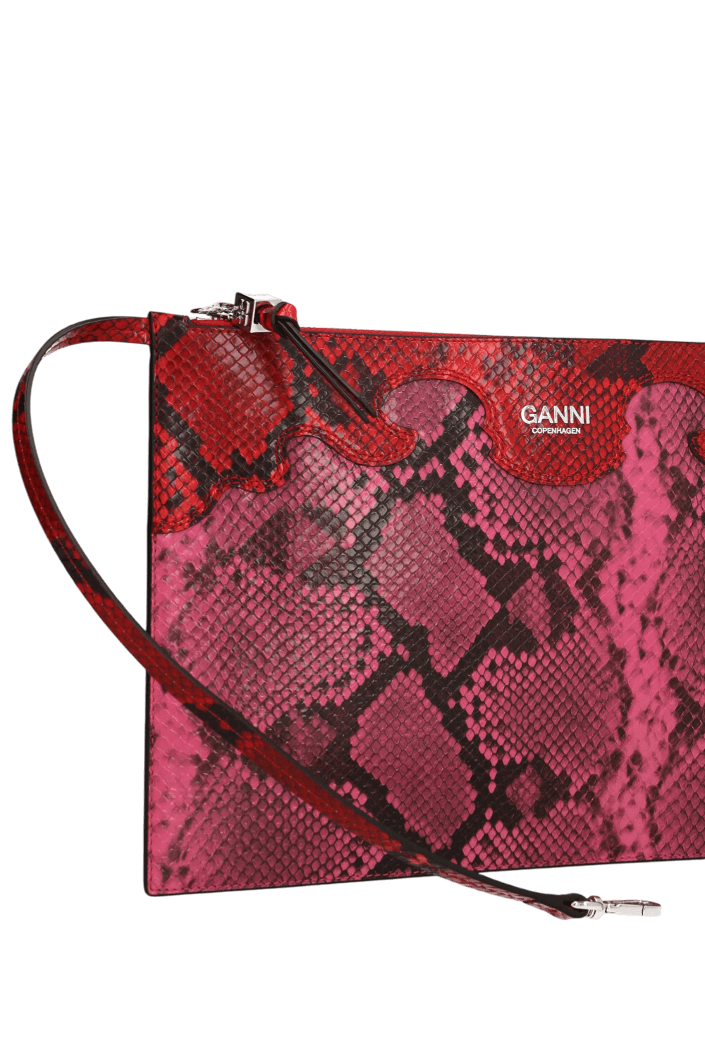 תמונת תקריב של תיק קלאץ' קומפקטי