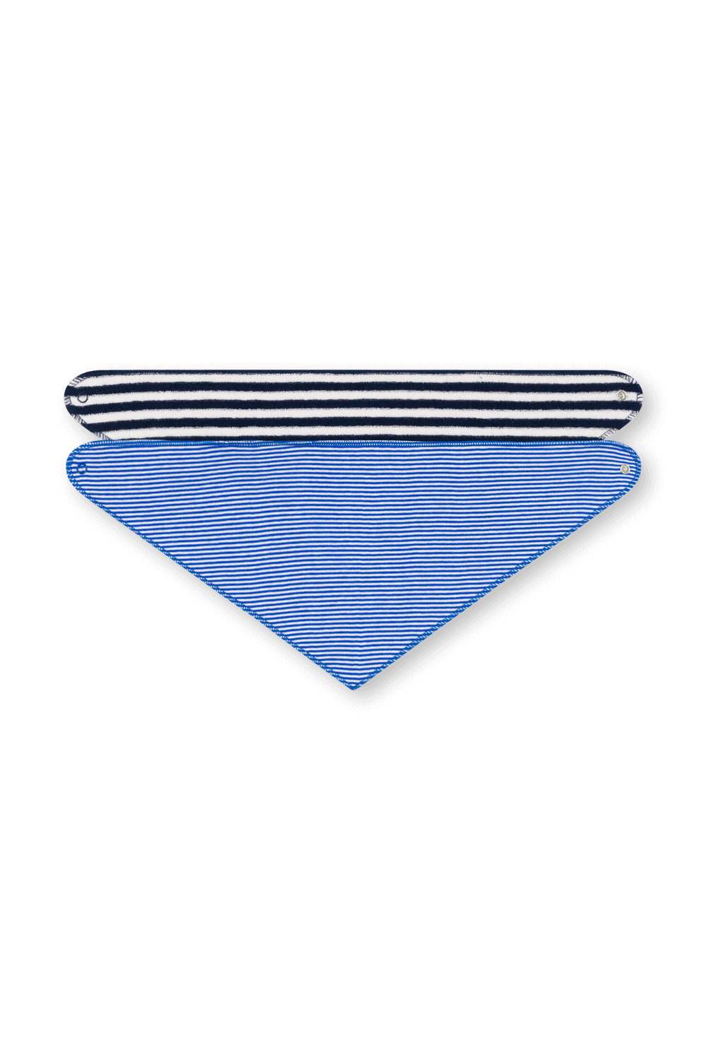 תמונה קידמית של מארז שני סינרים עם פסים מכותנה