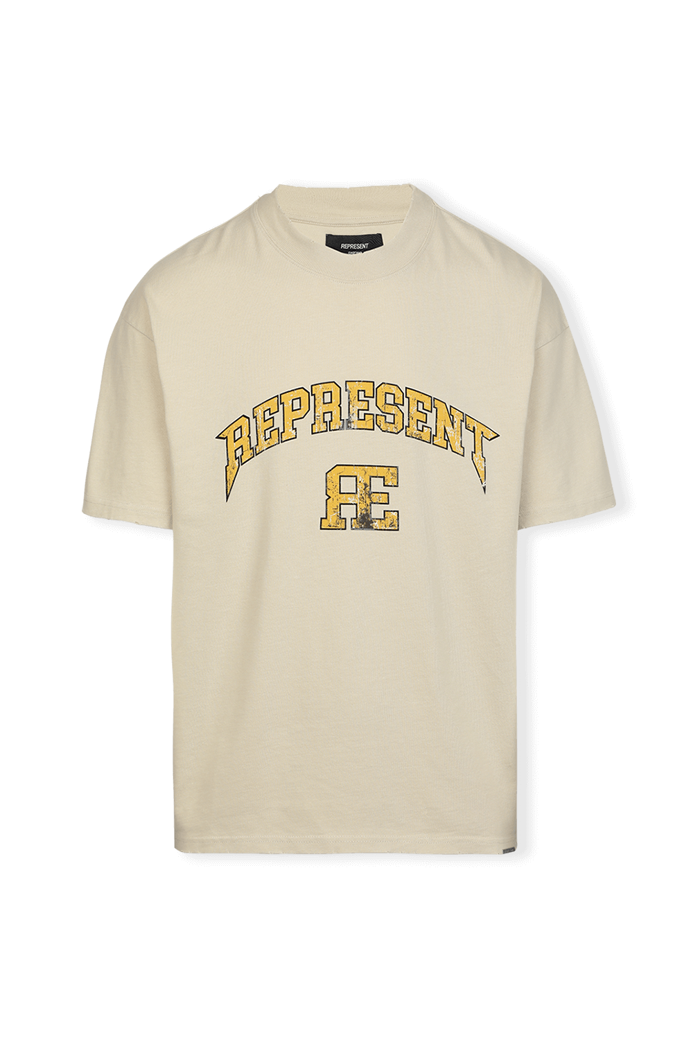 תמונה קידמית של Varsity Logo Tshirt in Off White