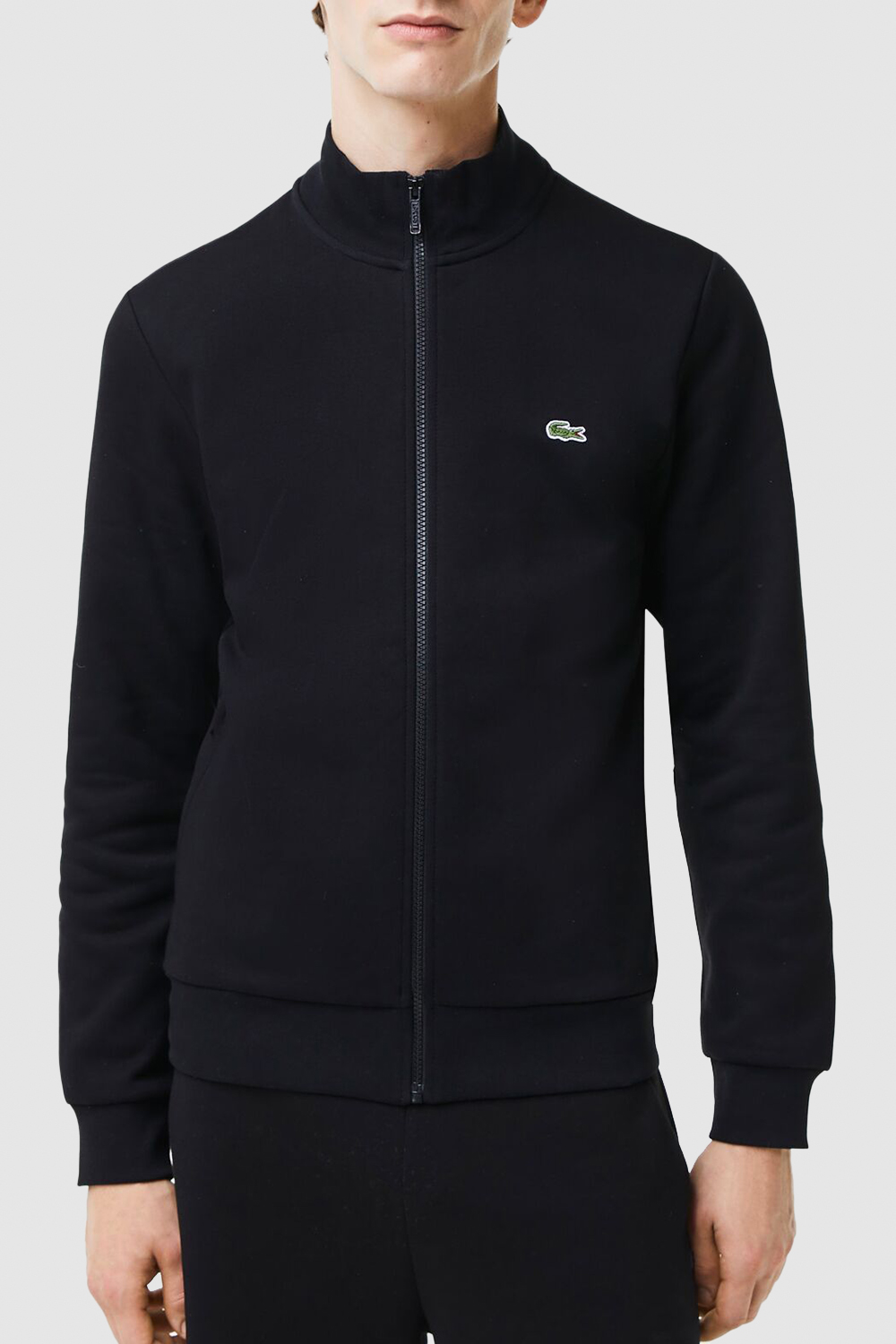 תמונת דוגמן קידמית של סווטשירט עם רוכסן