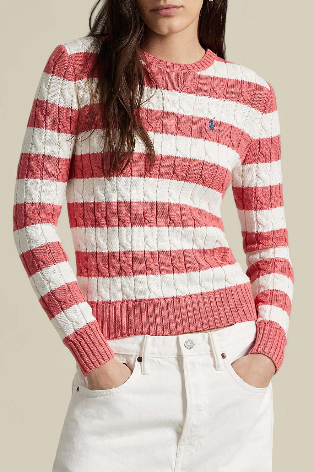 תמונת דוגמן קידמית של סריג כותנה