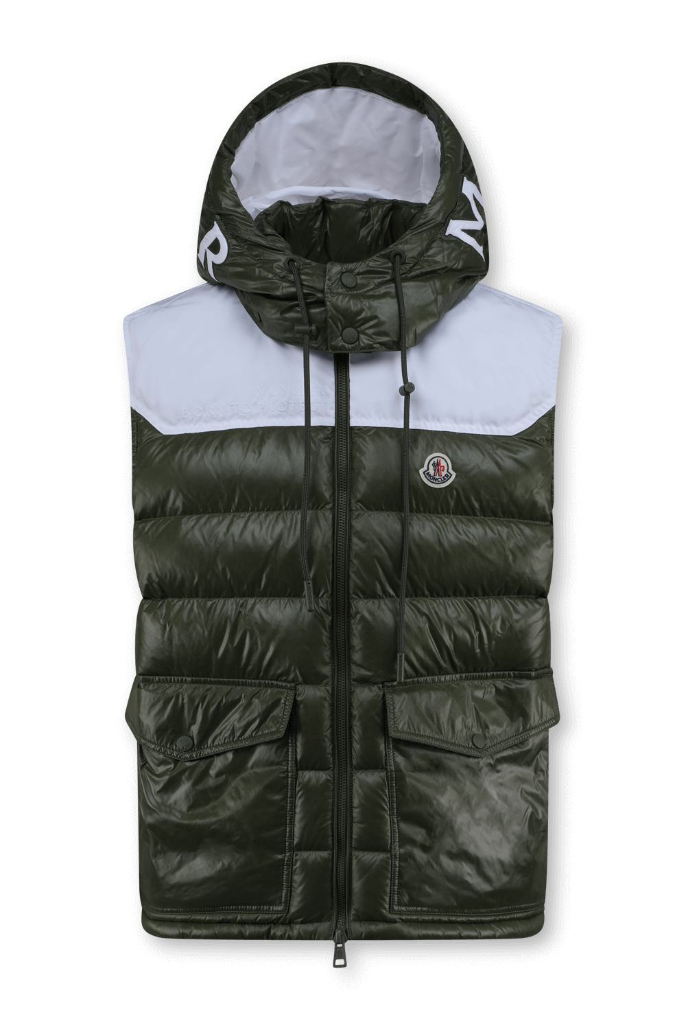 תמונה קידמית של מעיל וסט ירוק מדגם גניצ'י