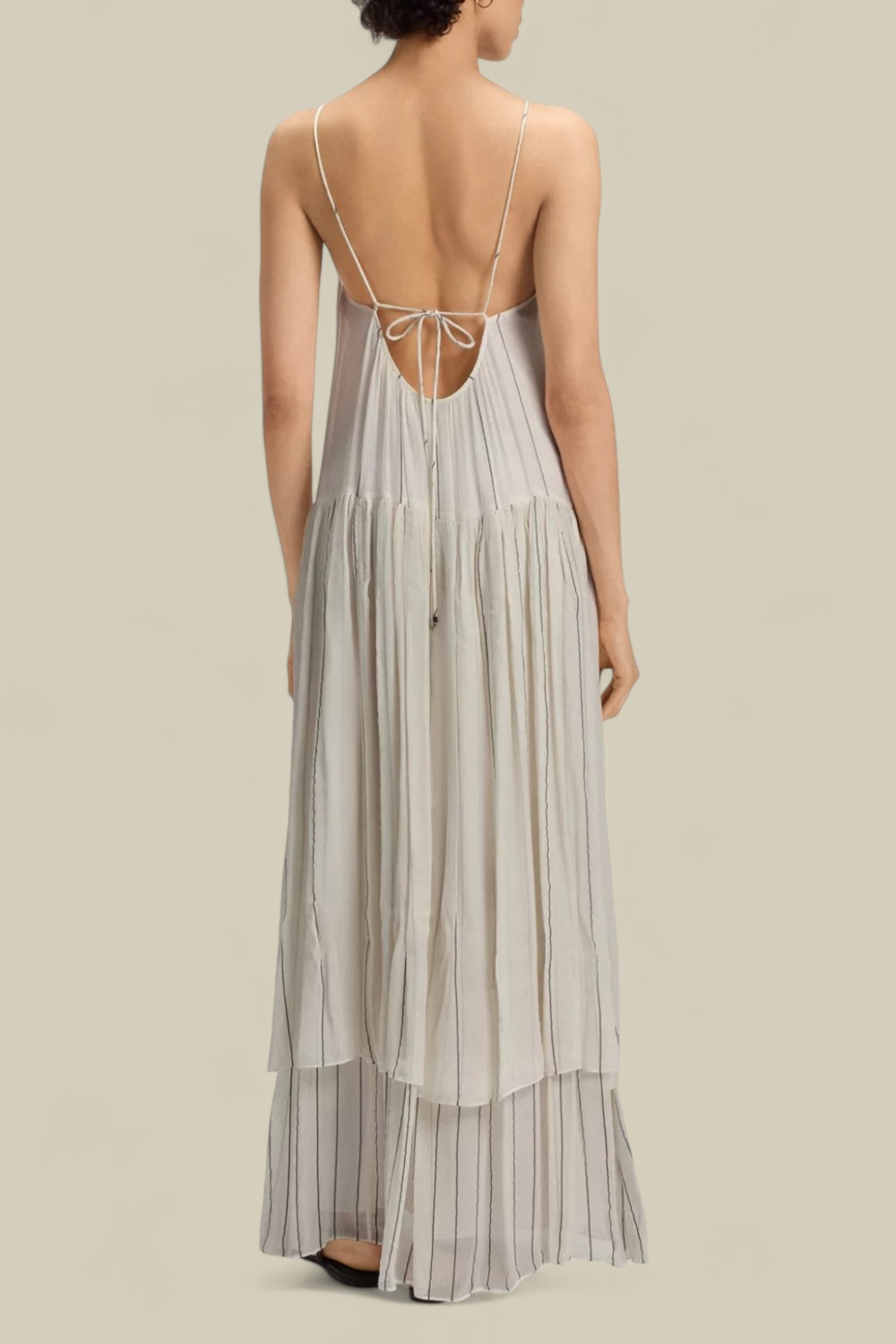 תמונת דוגמן אחורית של שמלת מקסי