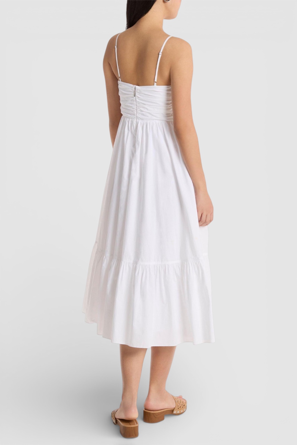 תמונת דוגמן אחורית של שמלת מידי