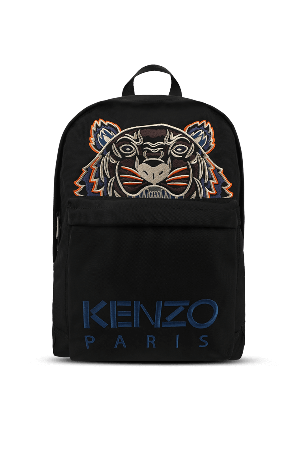 תמונה קידמית של תיק גב עם רקמת נמר