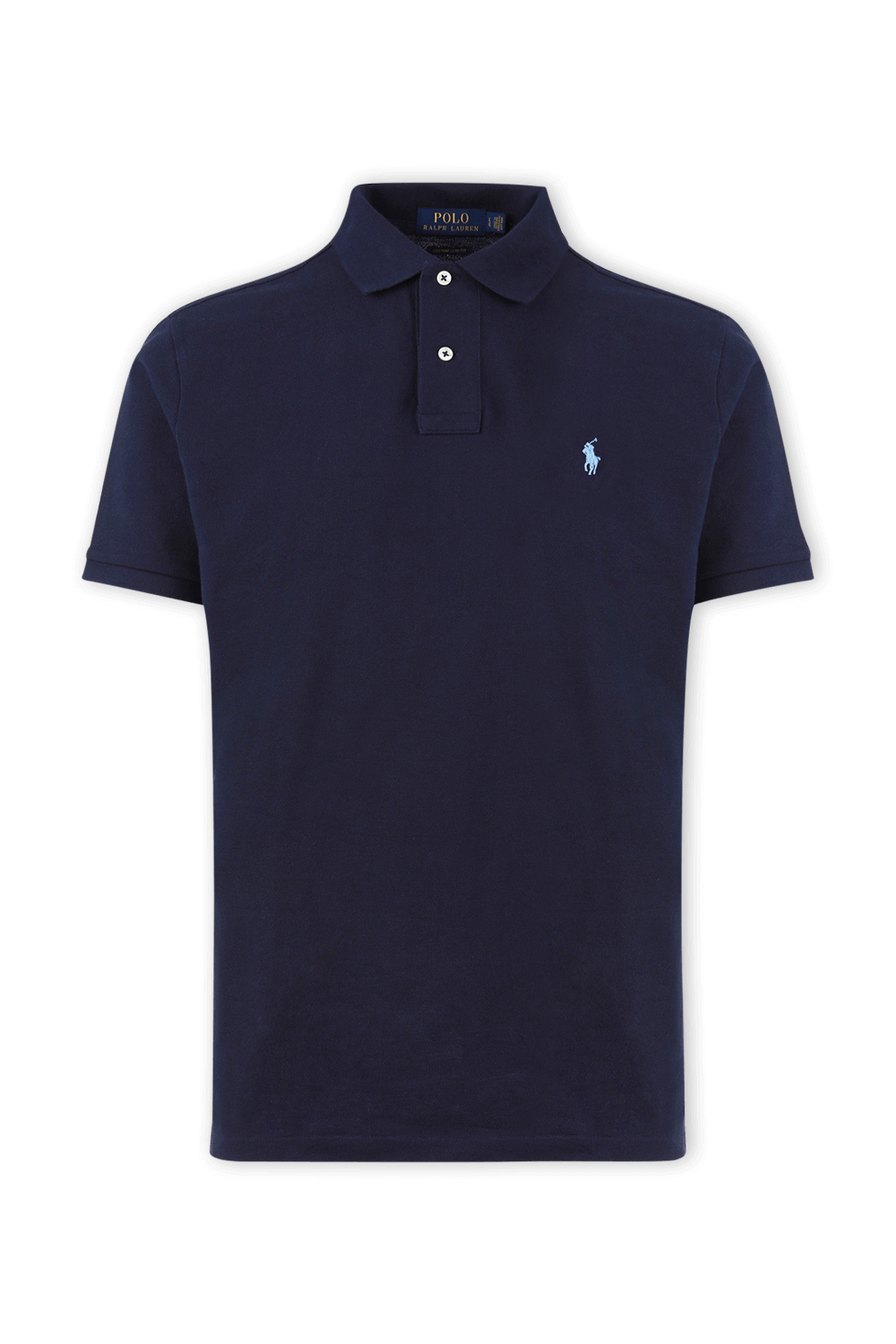 תמונה קידמית של Slim Fit Polo Shirt in Newport Navy