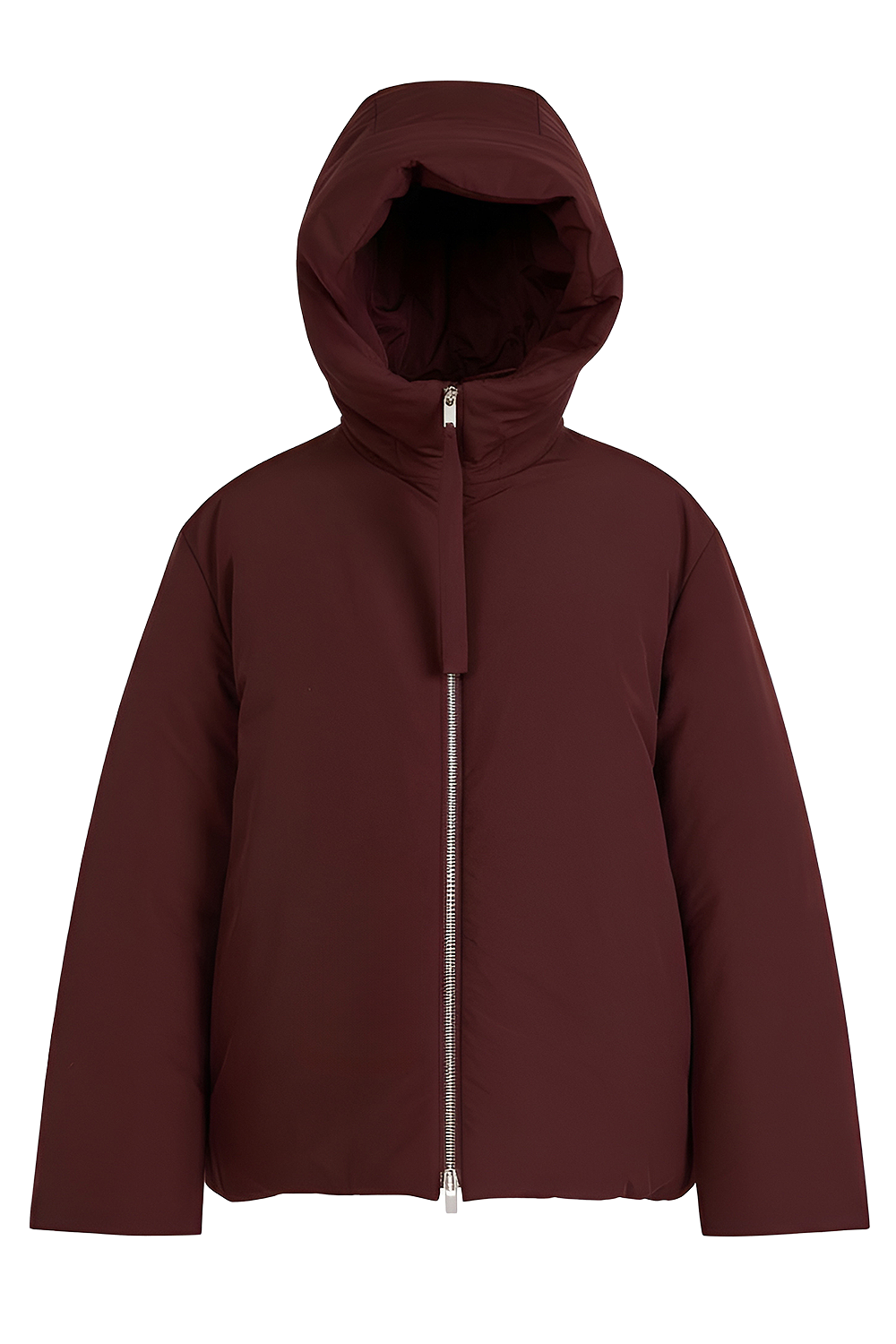 תמונה קידמית של מעיל פוך אוברסייז