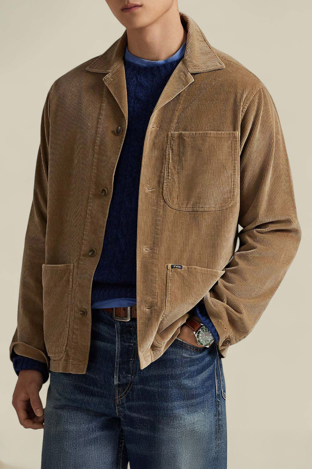 תמונת דוגמן קידמית של ז'קט קורדרוי