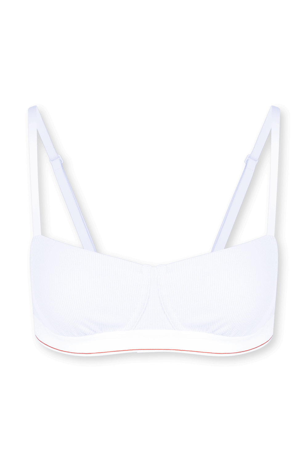 תמונה קידמית של הרון פרסטון X קלווין קליין טופ לבן