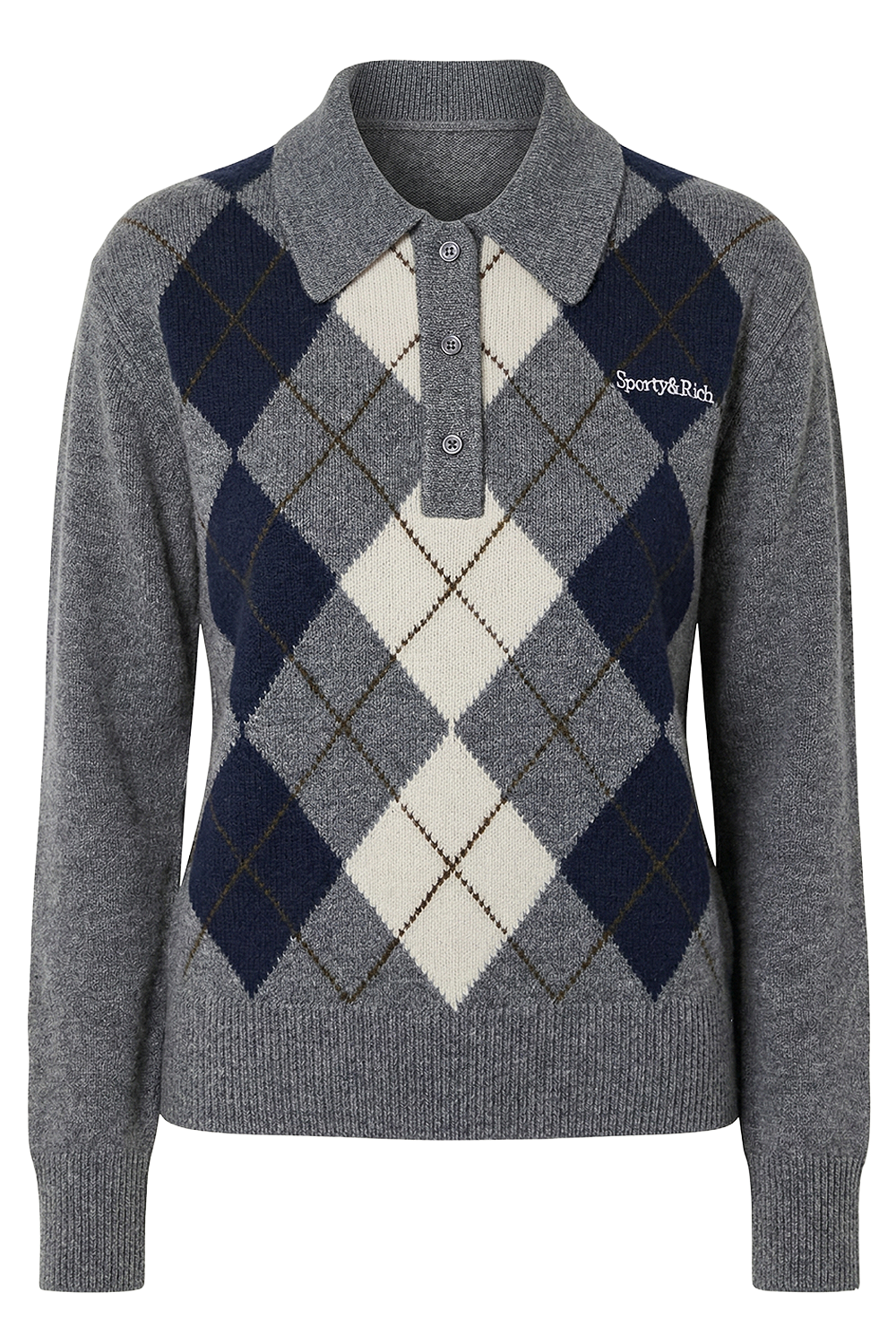 תמונה קידמית של סריג פולו קשמיר