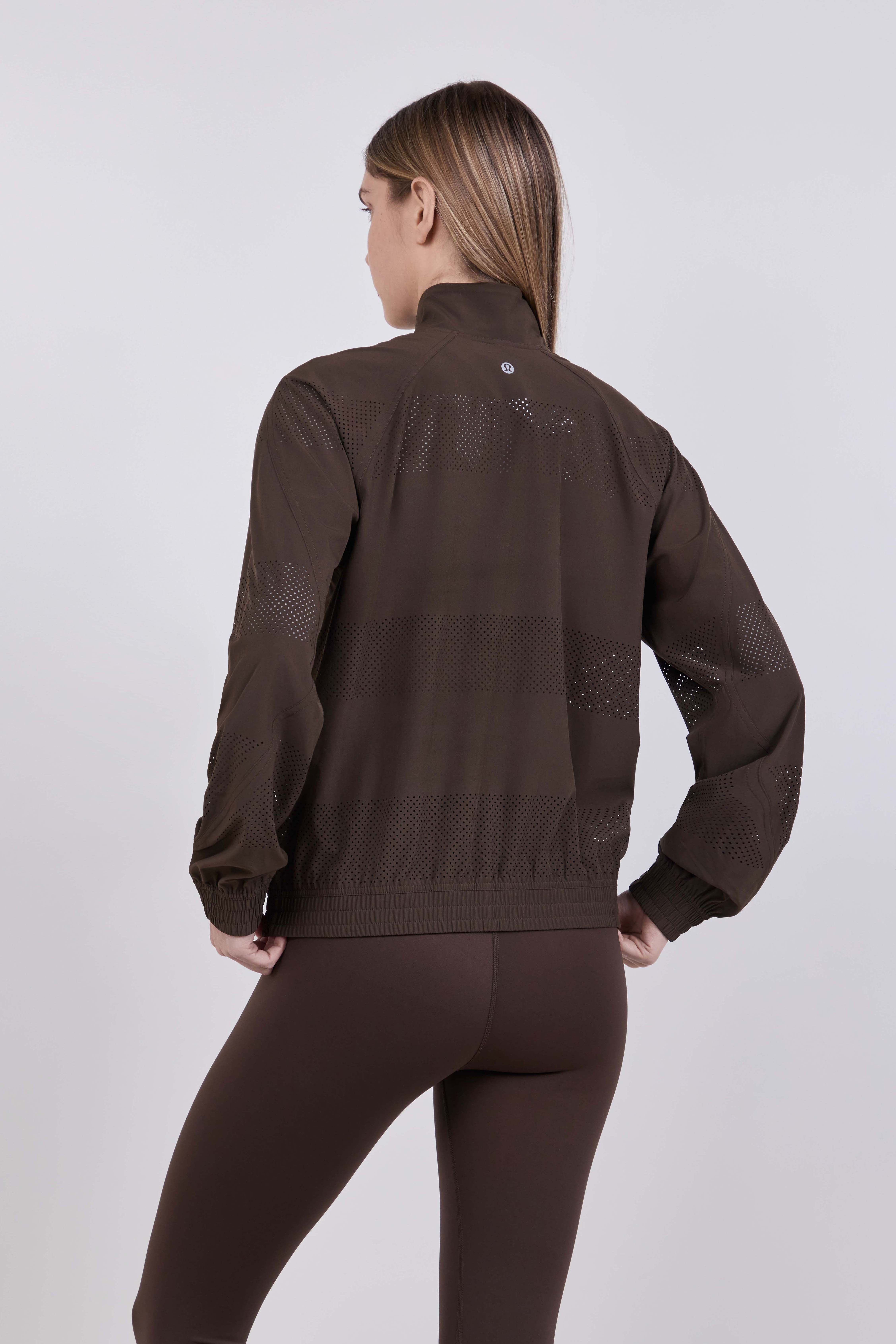תמונת דוגמן אחורית של Adapted State Perforated Track Jacket