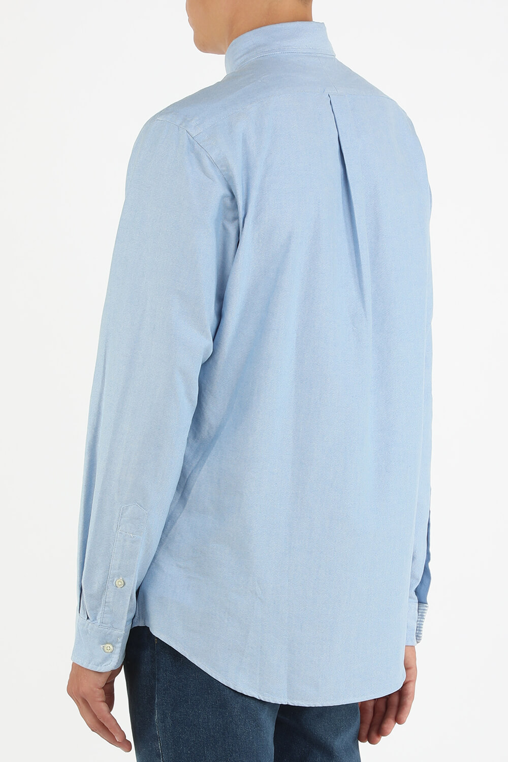 Long Sleeve Sport Shirt in Blue POLO RALPH LAUREN