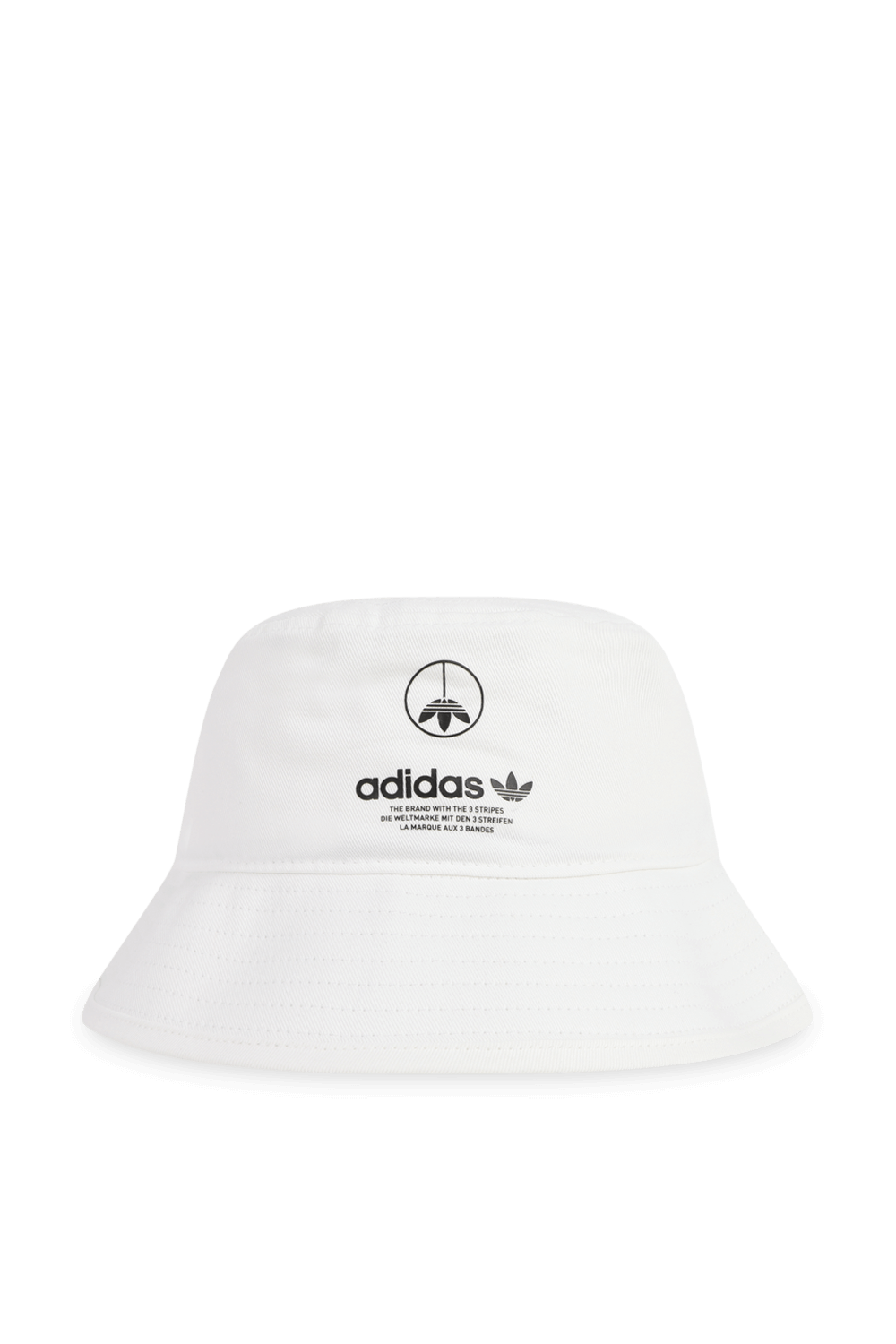 כובע באקט לבן עם לוגו ADIDAS ORIGINALS