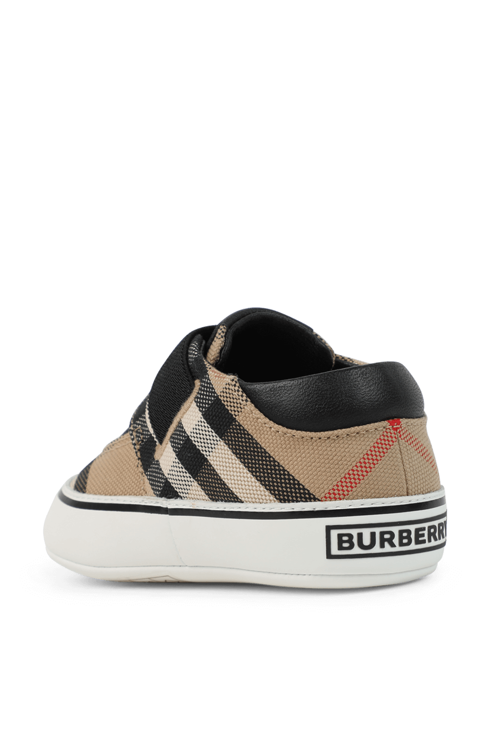 תמונה אחורית של נעלי משבצות לתינוקות - מידות 15-19