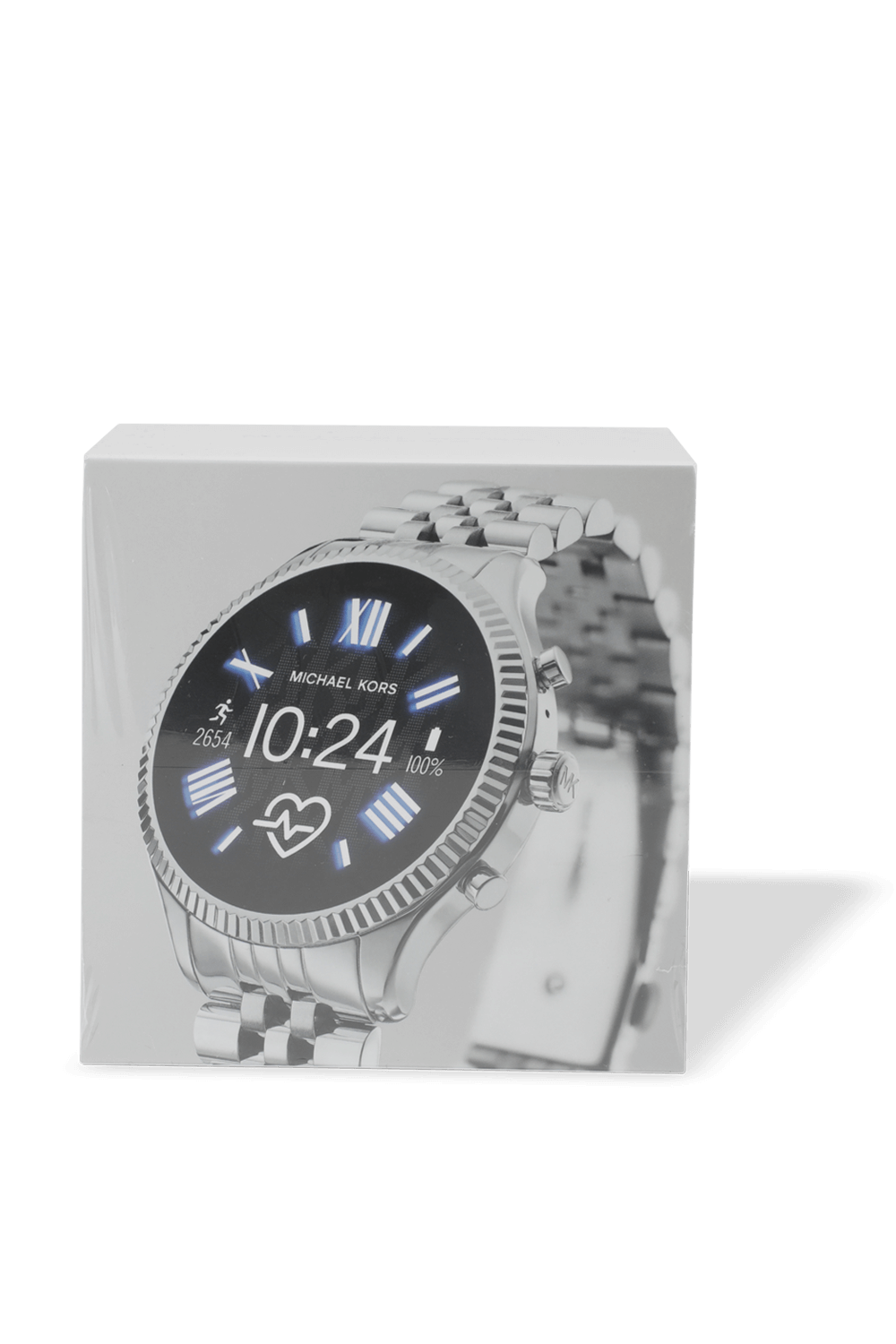 תמונה קידמית של Access Lexington 2 Silver Tone Smartwatch In Silver