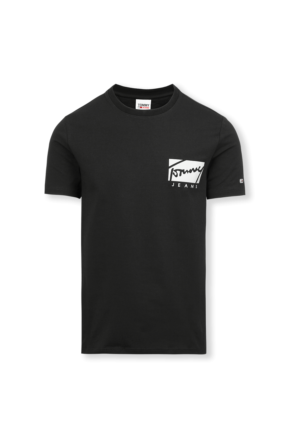 תמונה קידמית של Script Logo T-Shirt in Black