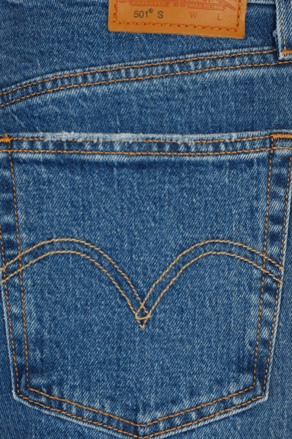 תמונה אחורית של 501 Skinny Jeans in Dark Wash