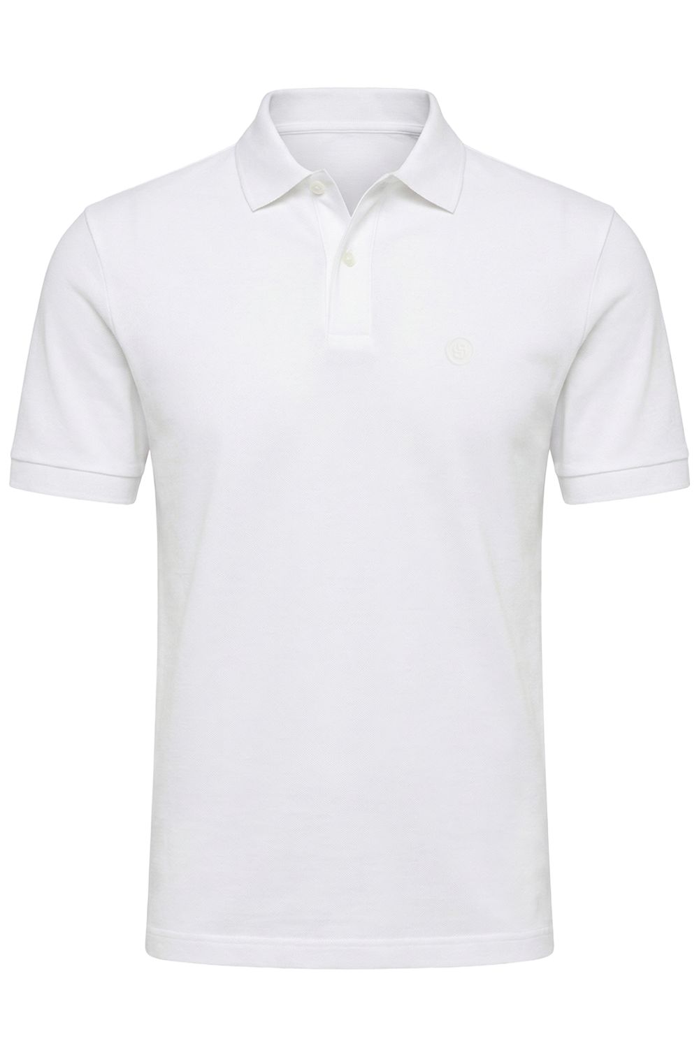 תמונה קידמית של חולצת פולו בגזרה ישרה