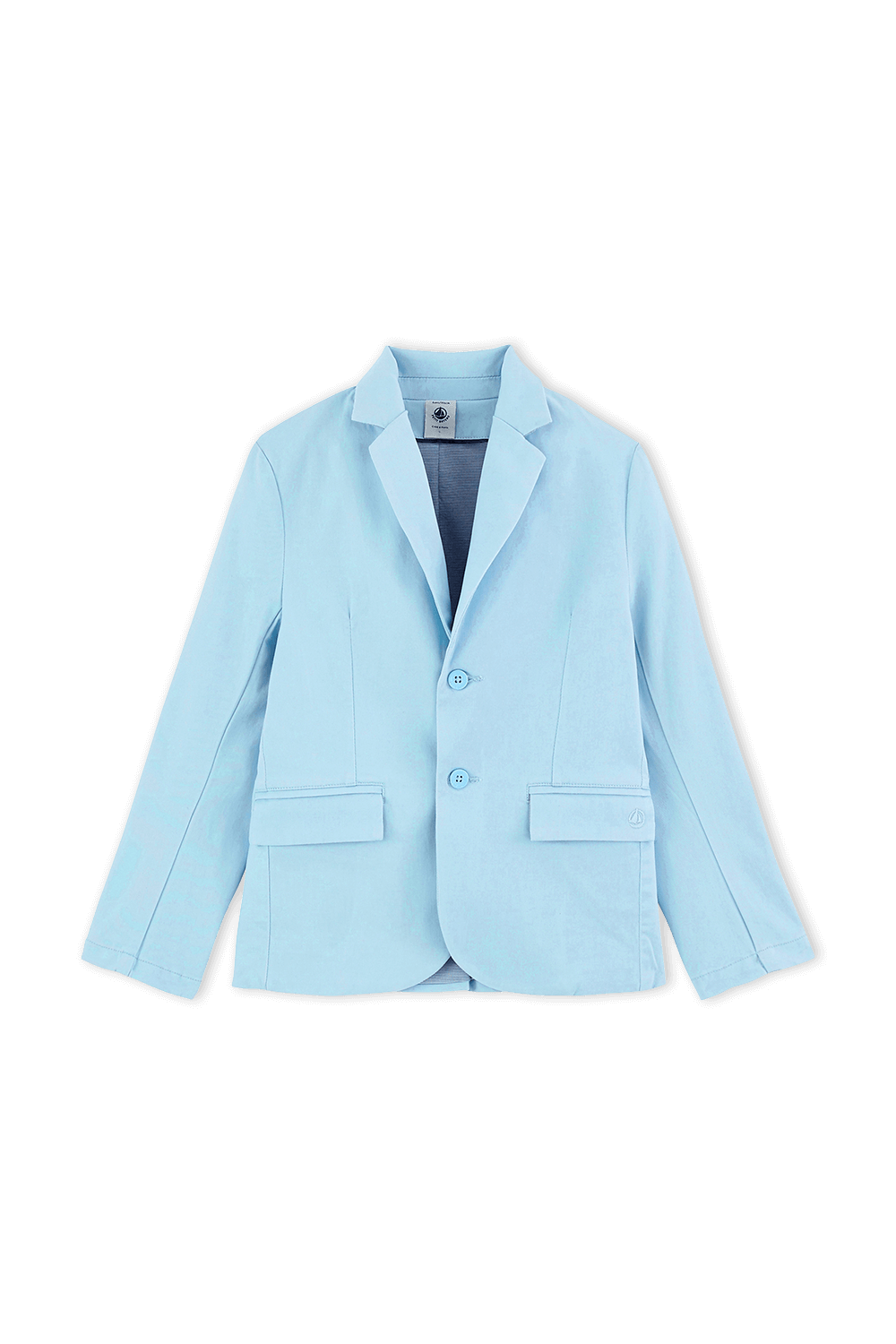 תמונה קידמית של ז'קט מחויט בגוון כחול - גילאי 6-12