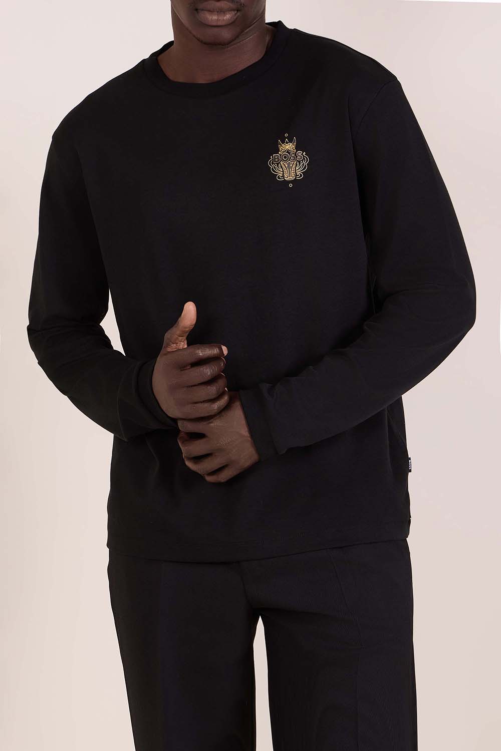 תמונת דוגמן קידמית של חולצת טי שרוול ארוך