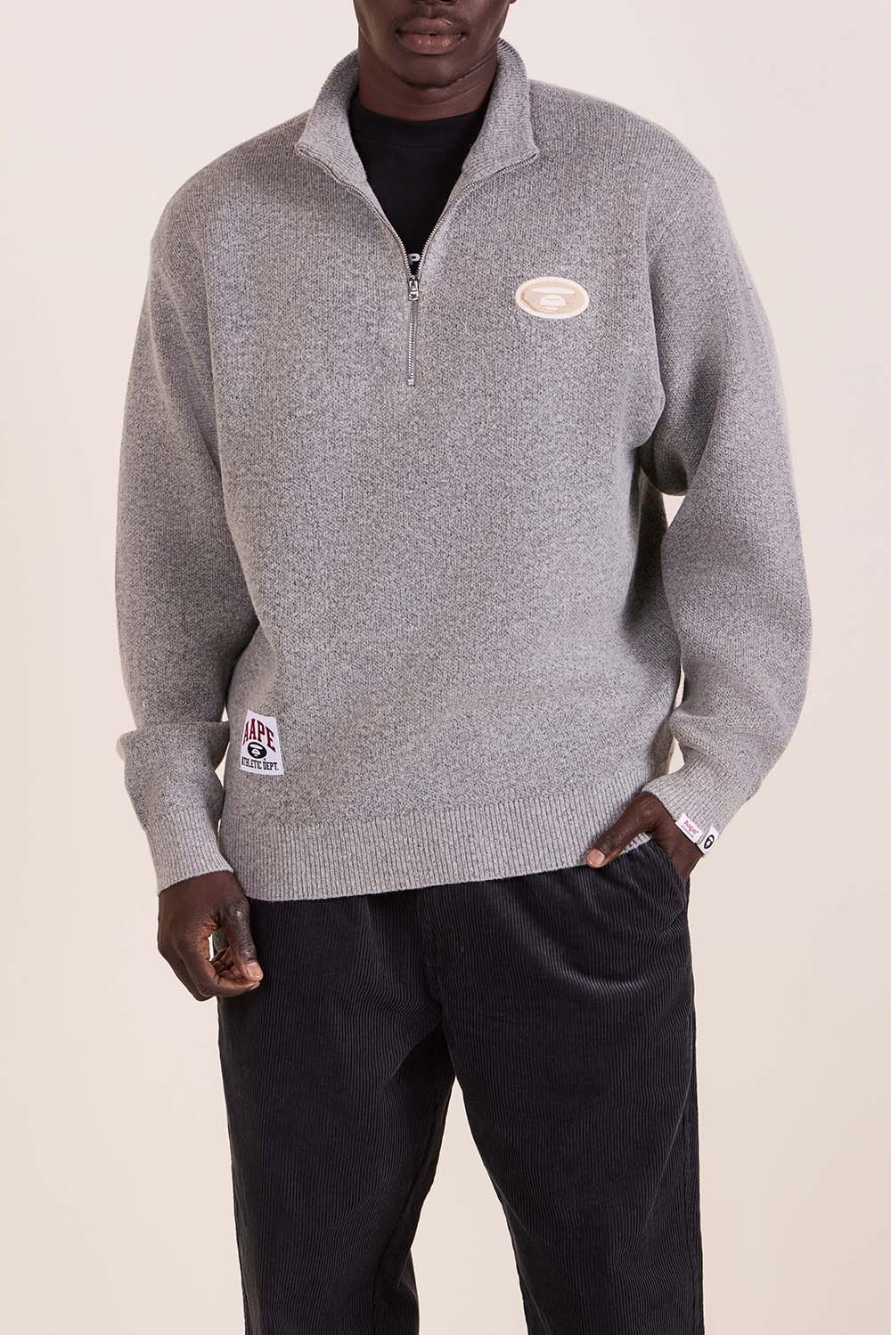 תמונת דוגמן קידמית של סריג חצי רוכסן