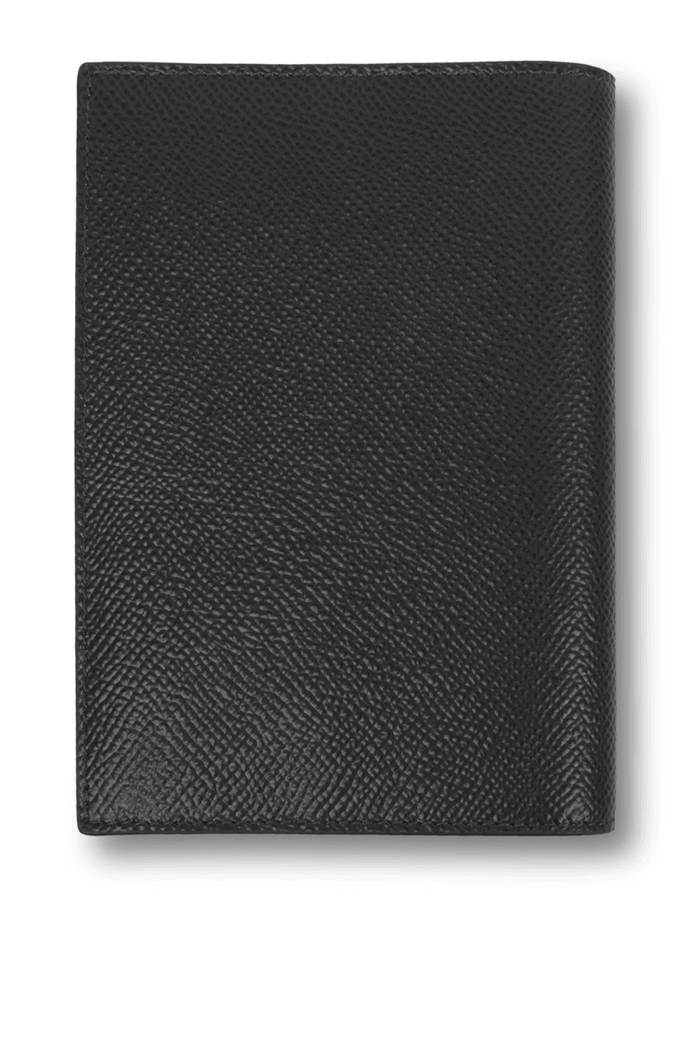 תמונה אחורית של Black Leather Passport Holder