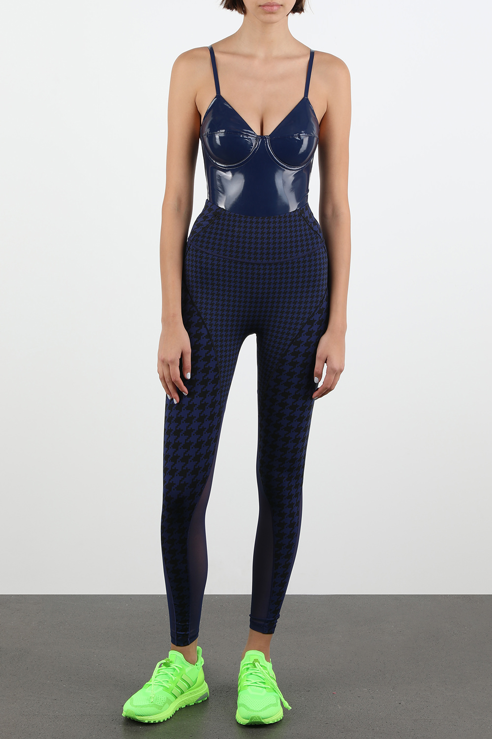 Adidas X Ivy Park Latex Bodysuit in Brown Factory 54