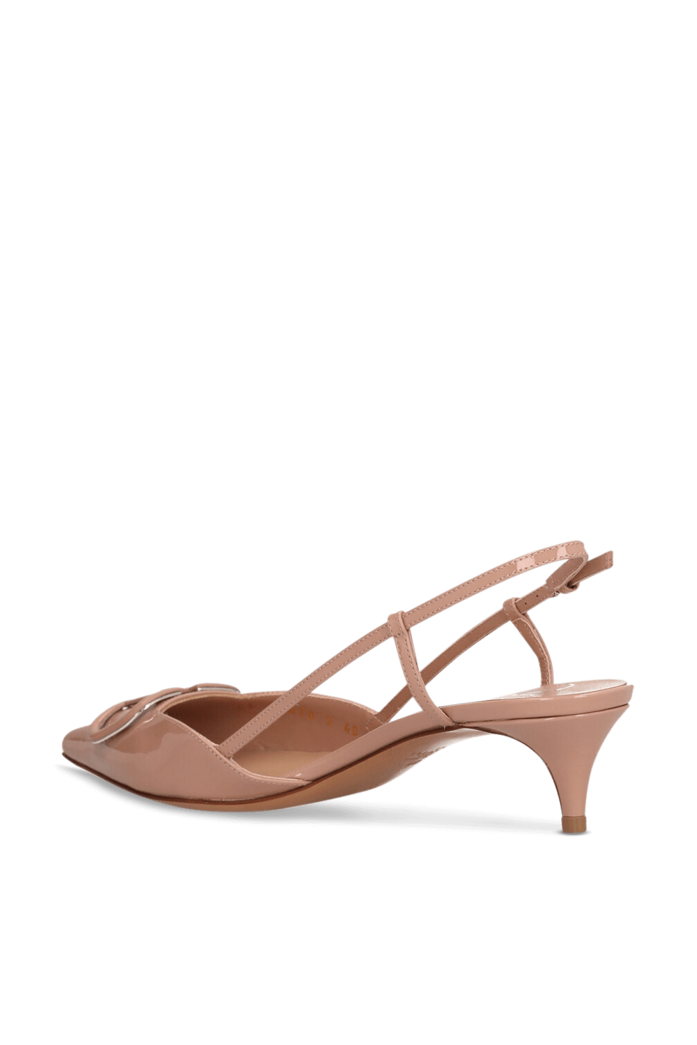 תמונה אחורית של נעלי עקב סלינג בק