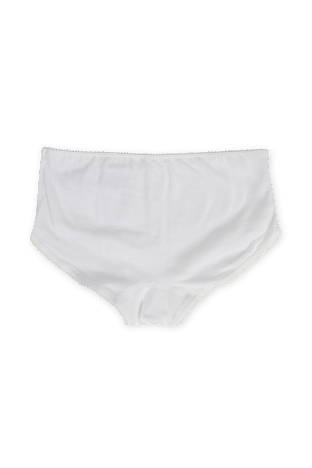 תמונת תקריב של מארז זוג תחתונים בגוון לבן בייסיק חלק - גילאי 2-8