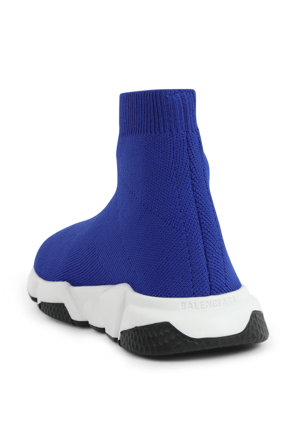 תמונה אחורית של מידות 23-32 נעלי גרב כחולות