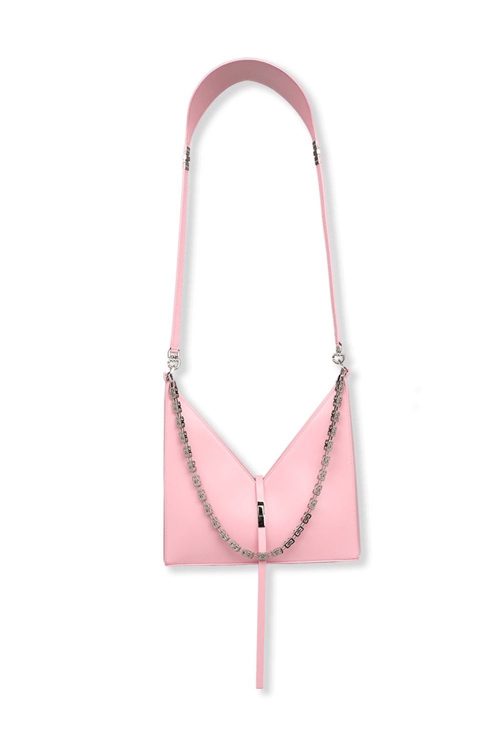 תמונה קידמית של V Bag Small Chain in Baby Pink