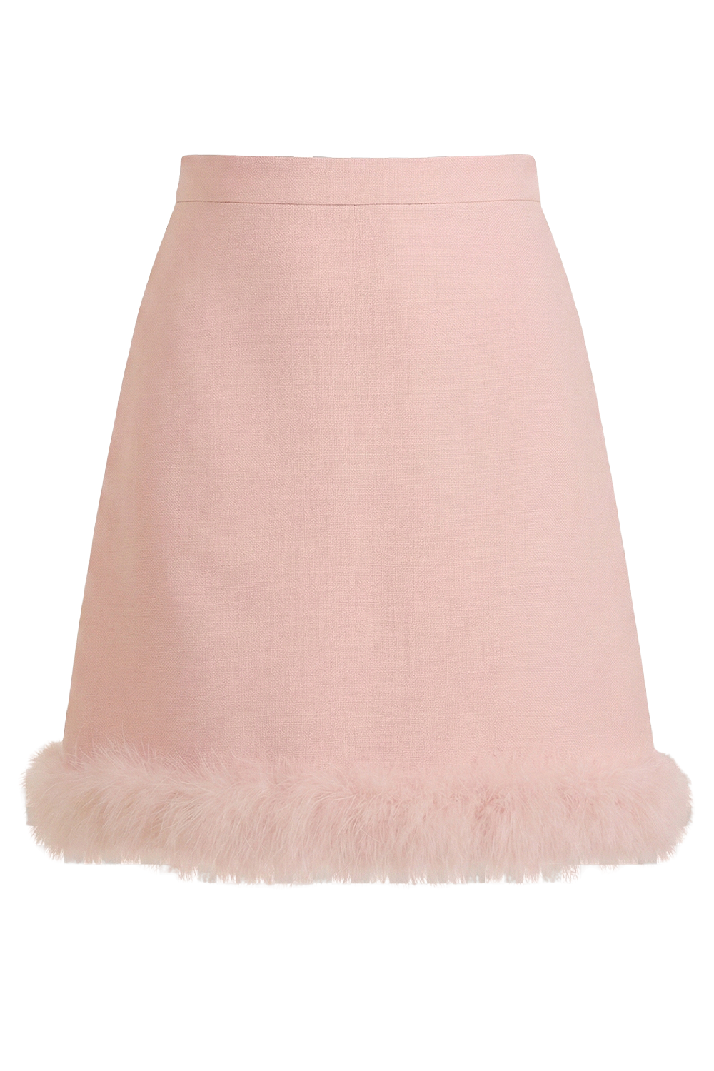 תמונה קידמית של חצאית צמר ומשי