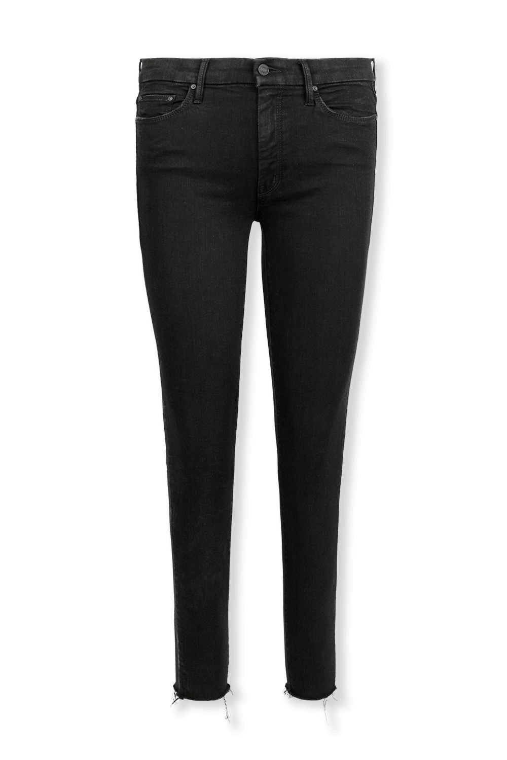 The Looker Ankle Jeans in Black MOTHER
