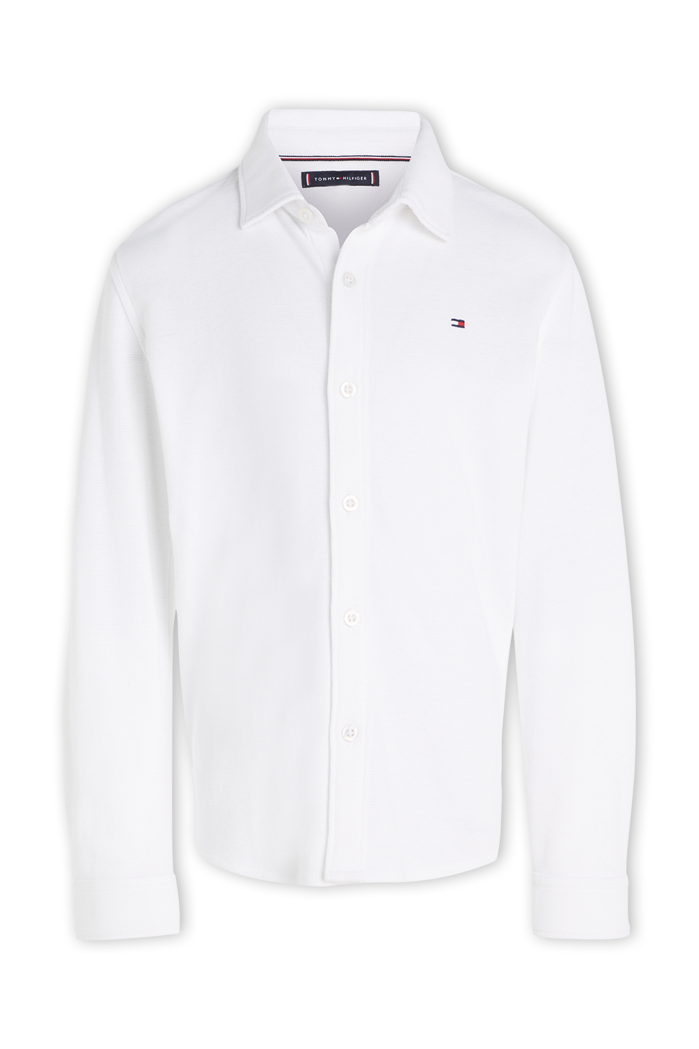 תמונה קידמית של חולצה מכופתרת מכותנה - גילאי 8-16 שנים