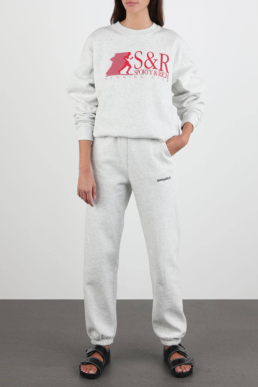 תמונת דוגמן קידמית של פרונזה שולר X בירקנשטוק סנדלי מילאנו בצבע שחור