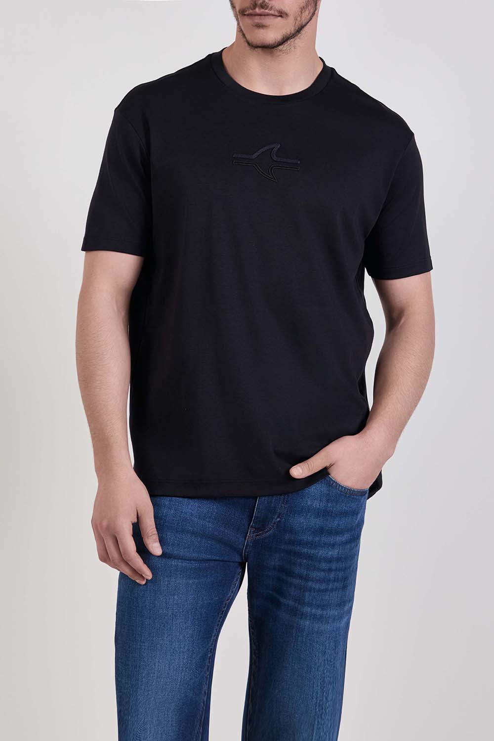 תמונת דוגמן קידמית של חולצת טי