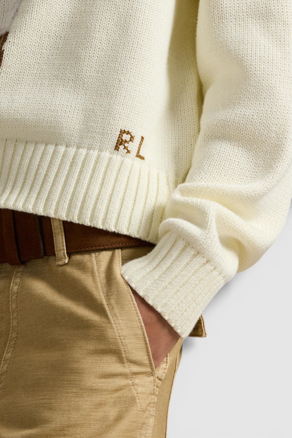 תמונת תקריב דוגמן של סריג