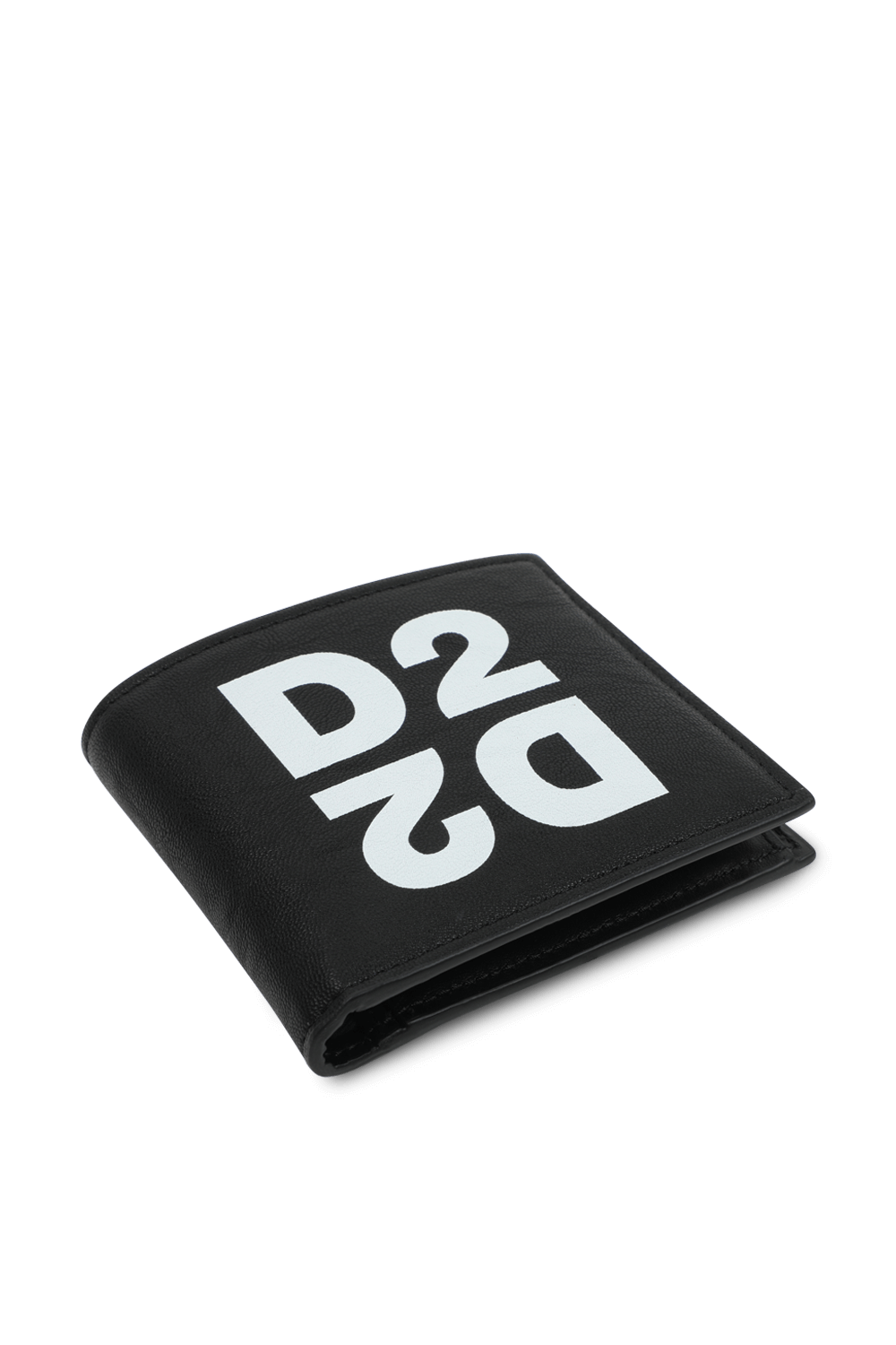 ארנק שחור עם לוגו DSQUARED2