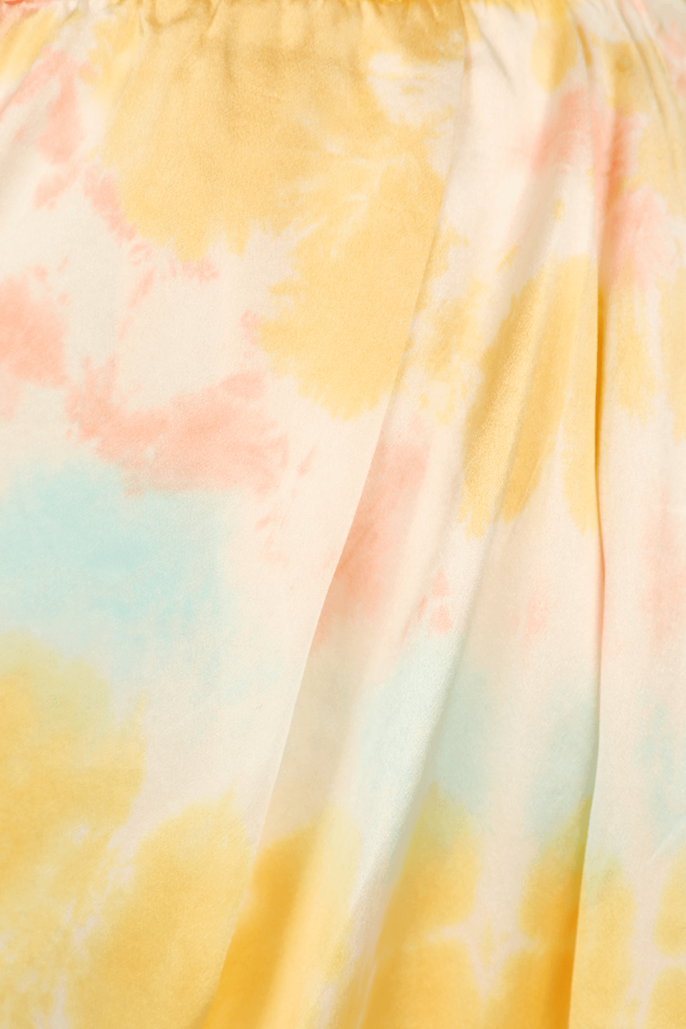 Wrap Skirt in Pastel Tie-Dye ELLE SASSON