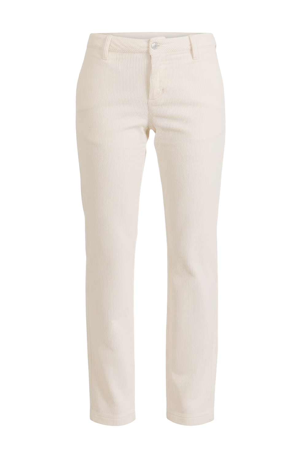 תמונה קידמית של מכנסי קורדרוי בגזרה ישרים