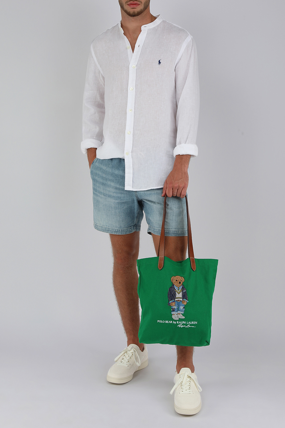 תמונת דוגמן קידמית של תיק נשיאה פולו בר ירוק