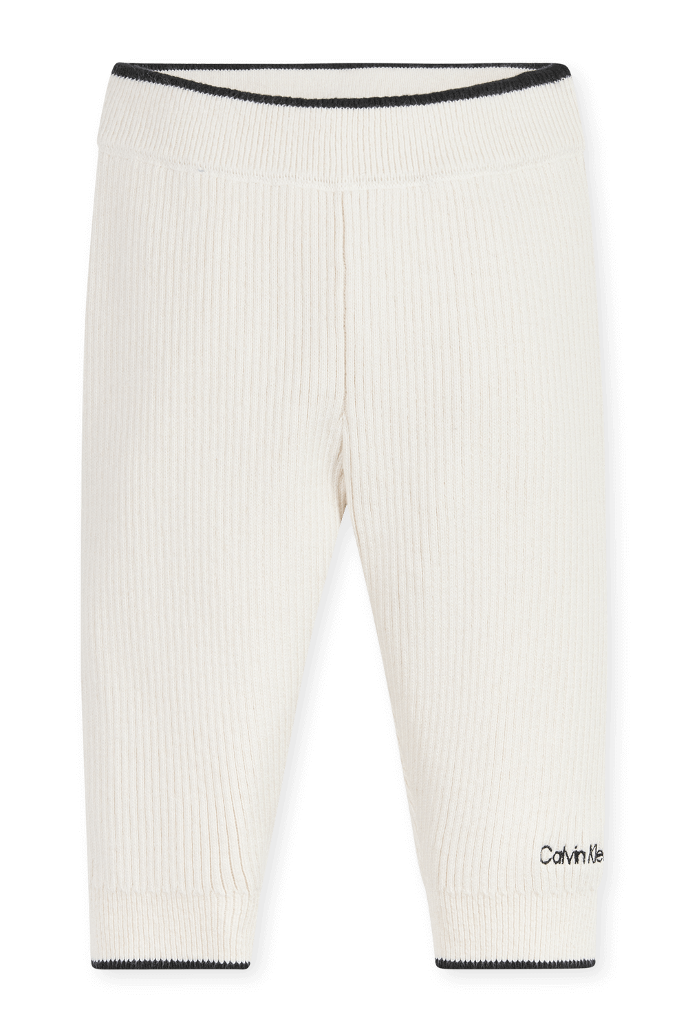 תמונה קידמית של מכנסיים סרוגים ארוכים