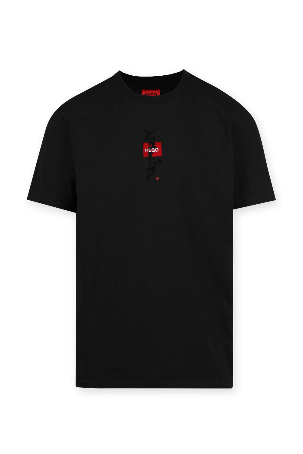 תמונה קידמית של Dasabi Hugo Straight Tshirt in Black