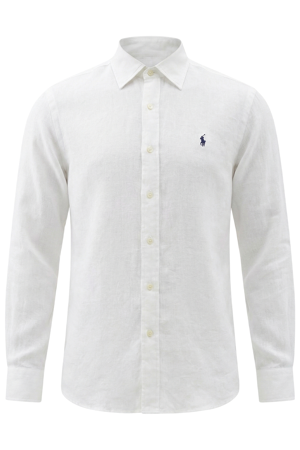 תמונה קידמית של חולצת כפתורים מפשתן סלים פיט