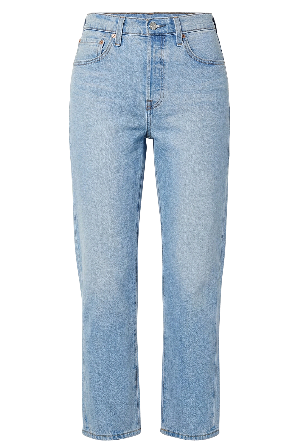 תמונה קידמית של מכנסי ג'ינס קרופ 501