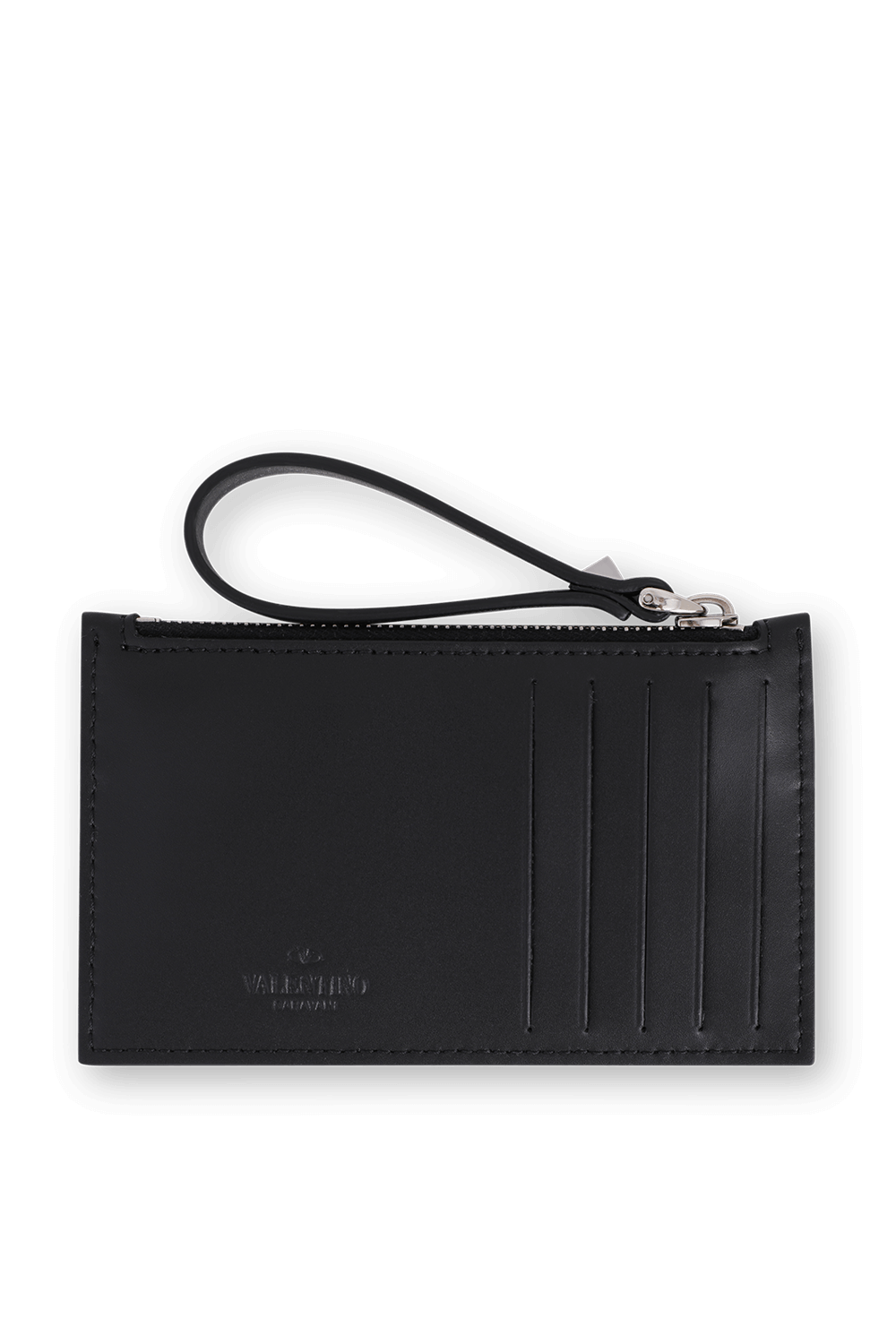 VLTN Leather Wallet in Black VALENTINO GARAVANI