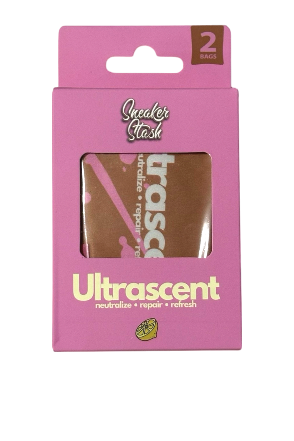 תמונה קידמית של מנטרל ריחות לסניקרס